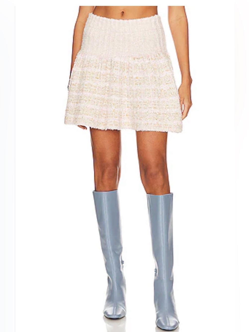 New LoveShackFancy Cream Puff Skirt